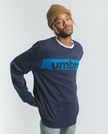 AK X UMBRO Fear Love Sueded Fleece Crewneck