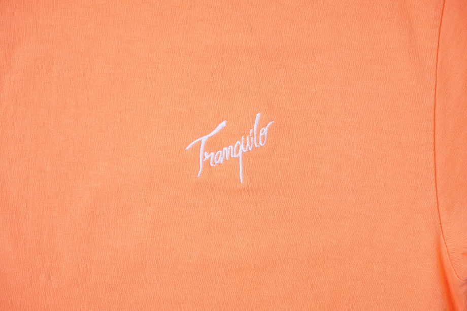 Tranquilo Embroidered SS Tee Neon