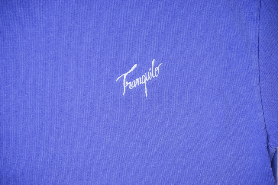 Tranquilo Embroidered SS Tee Neon